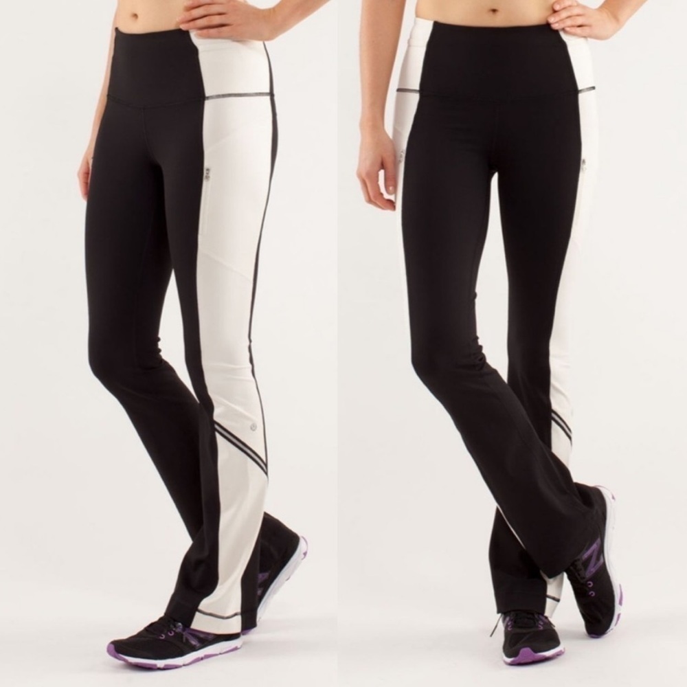 Lululemon:Run Ice Queen Pants 
Flare Cut